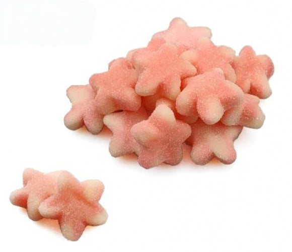 Dulce Plus Sugared Pink Twist Stars 250 gramos