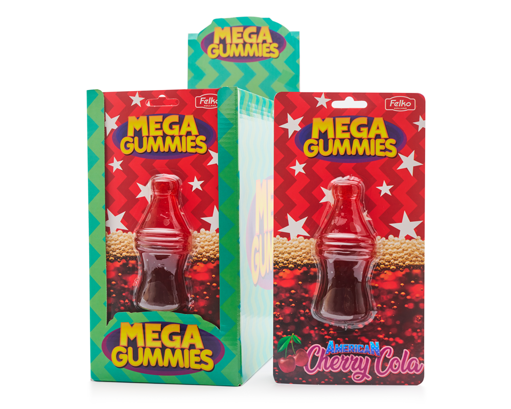 Mega Gummies American Cherry-Cola 120 gramos