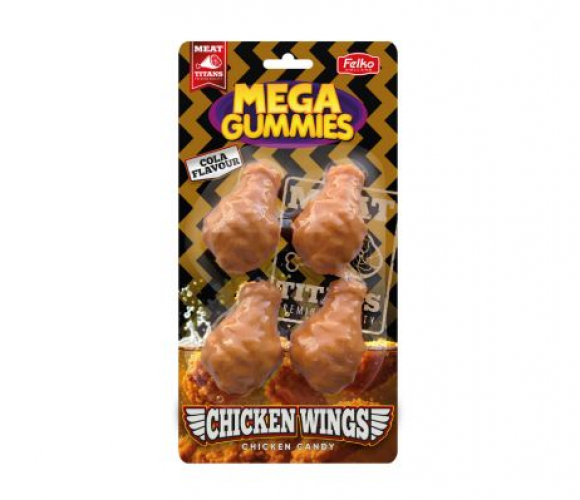 Mega Gummies Chicken Wings 120 gramos