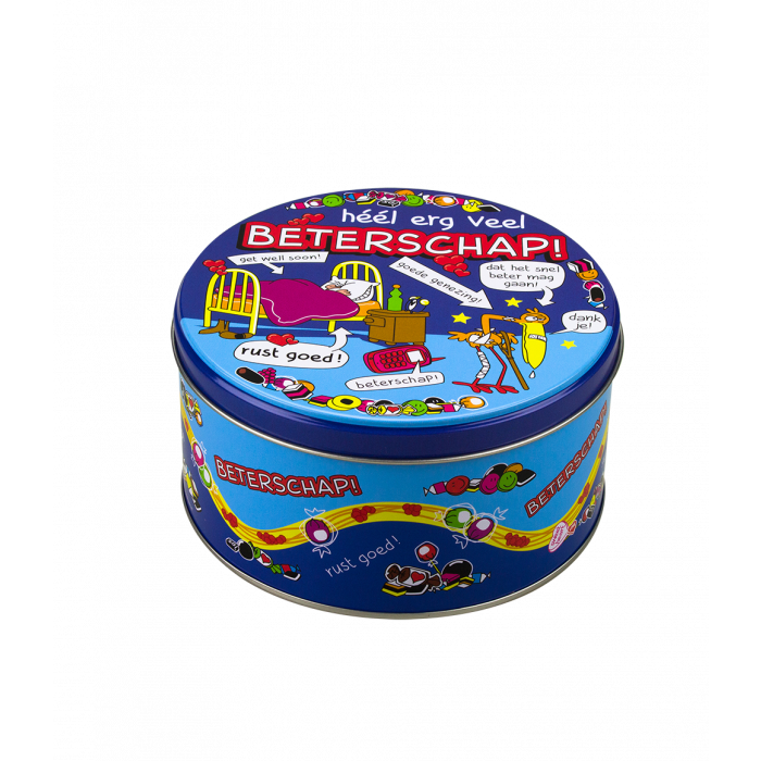 Caja de caramelos rellena mejórate y 500 gramos