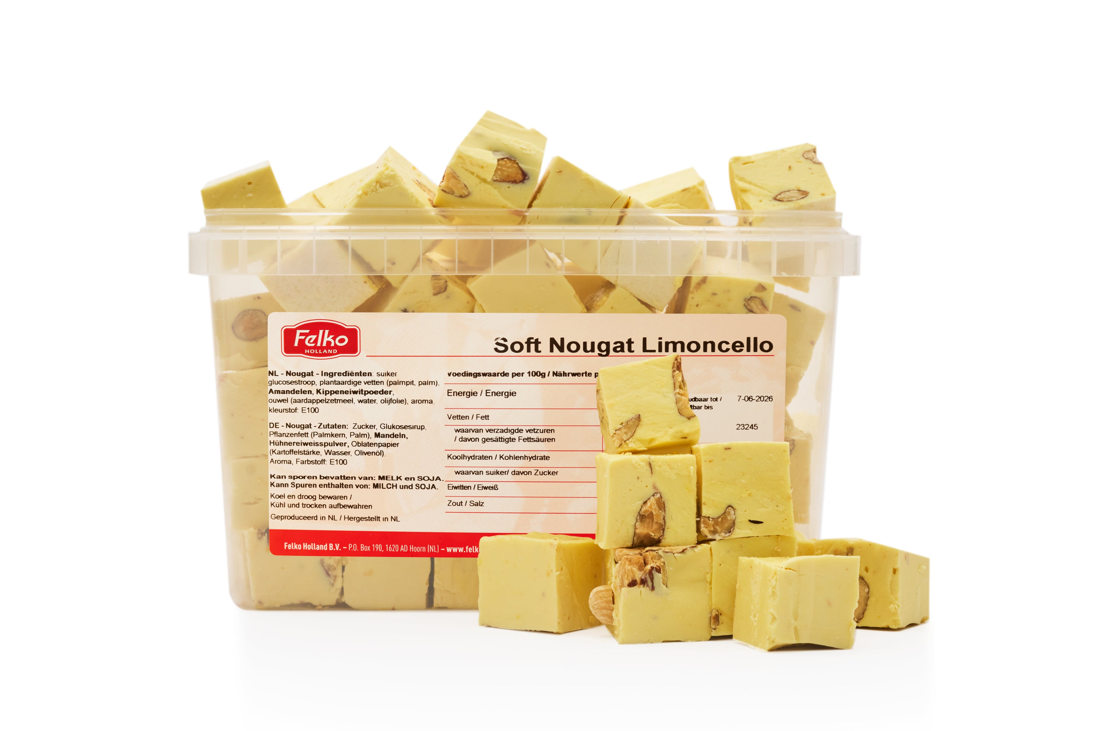 Soft Nougat Limoncello 1.5kg