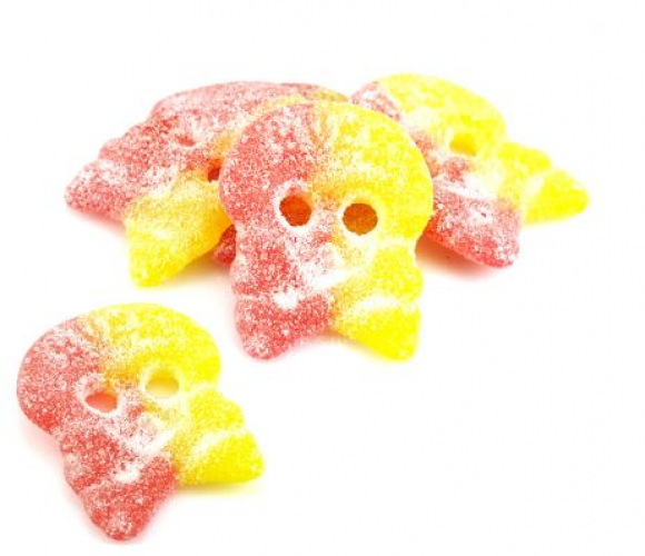 Bubs Calaveras Sour grandes 250 gramos