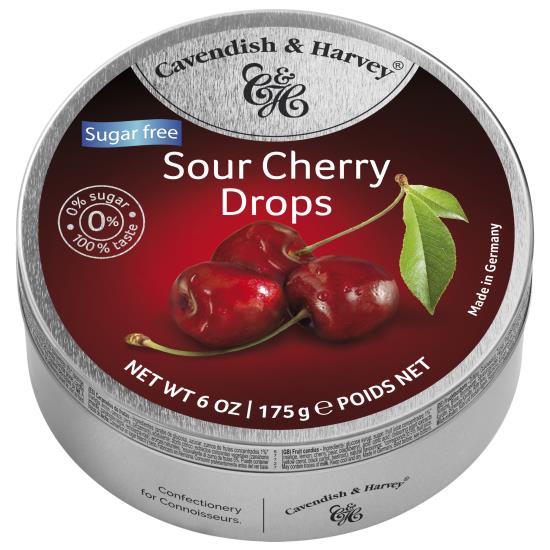 Caramelos Cavendish Harvey de cereza ácida 175g