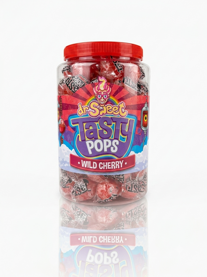 Dr. Sweet Tasty Pop Cereza Salvaje 70 unidades