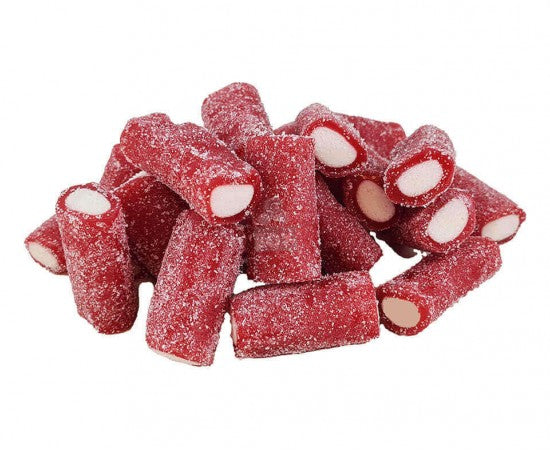 Damel Mini Jumbo Tubos Ácidos de Fresa 250 gram