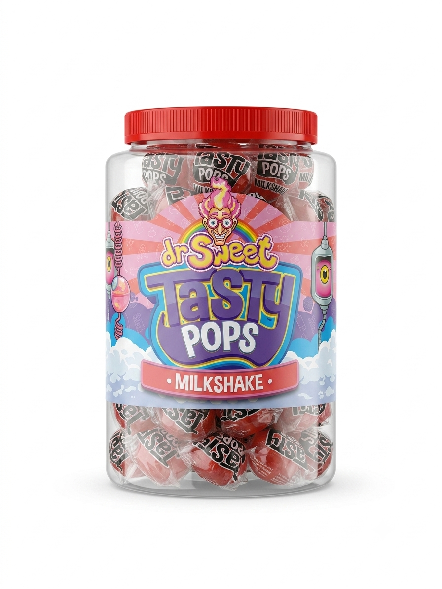 Dr. Sweet Tasty Pop chicle de burbujas 70 piezas