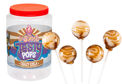 Dr. Sweet Tasty Pop Crazy Cola 70 unidades