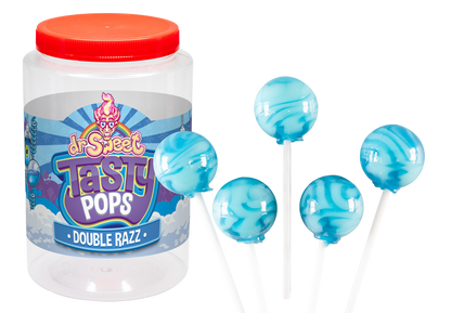 Dr. Sweet Tasty Pop Double Razz 70 unidades