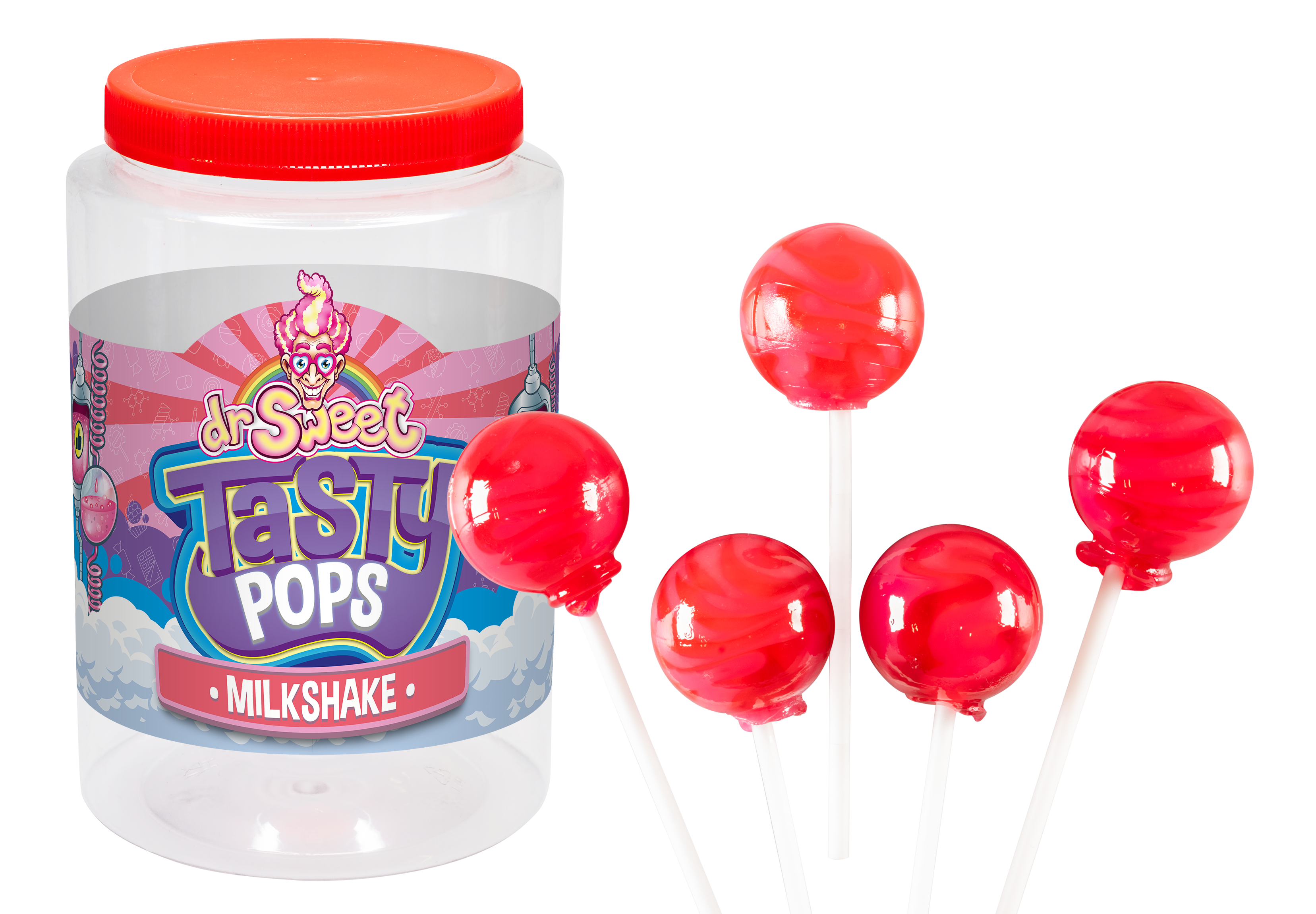 Dr. Sweet Tasty Pop Batido 70 unidades