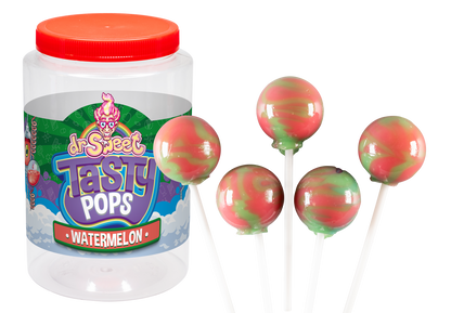 Dr. Sweet Tasty Pop Sandía 70 unidades