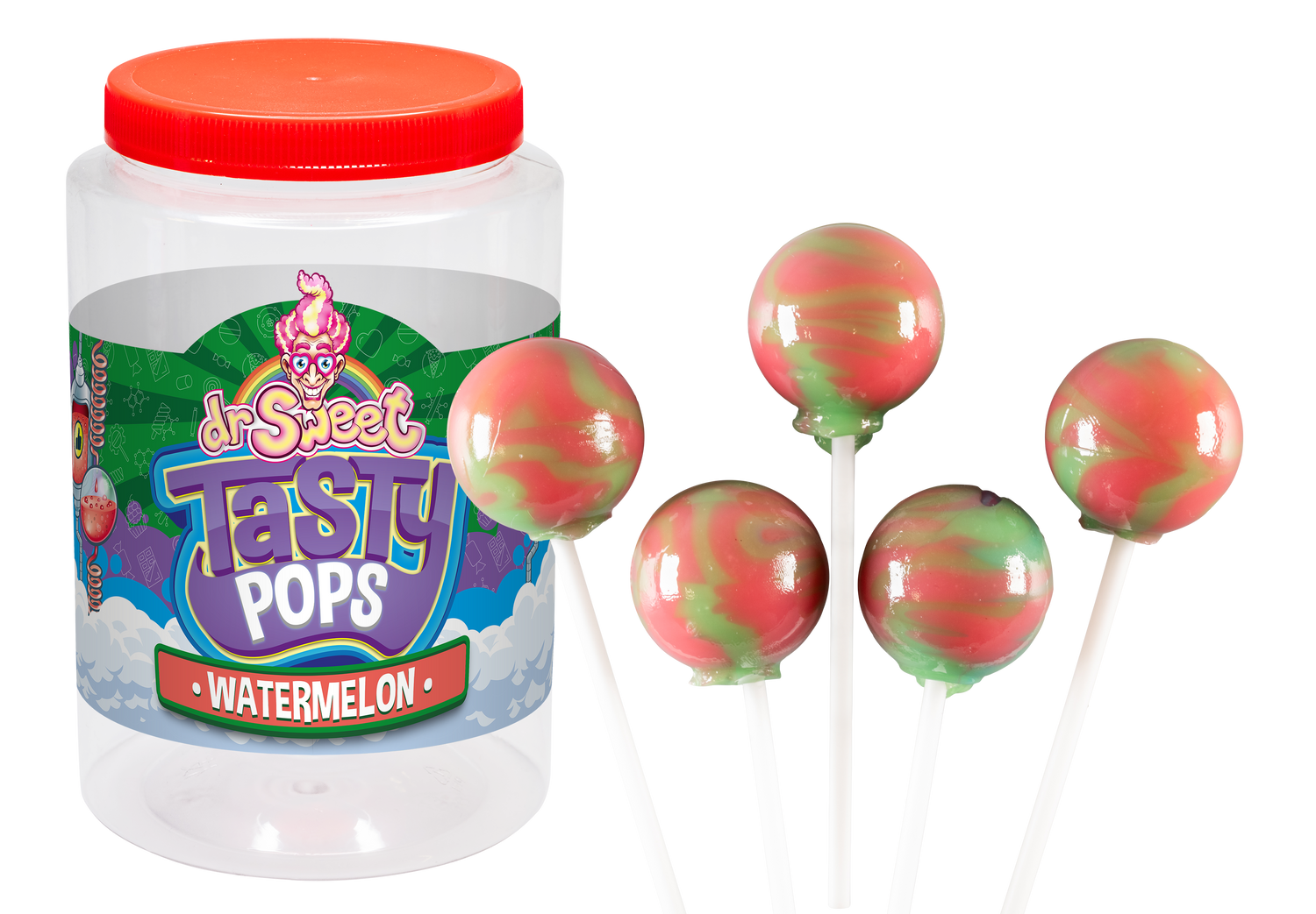 Dr. Sweet Tasty Pop Sandía 28 gr.