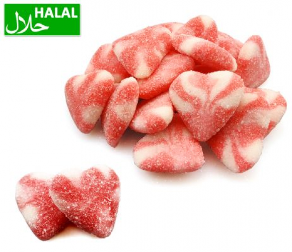 Dulce Plus Corazón Twist de fresa azucarado 200 gramos