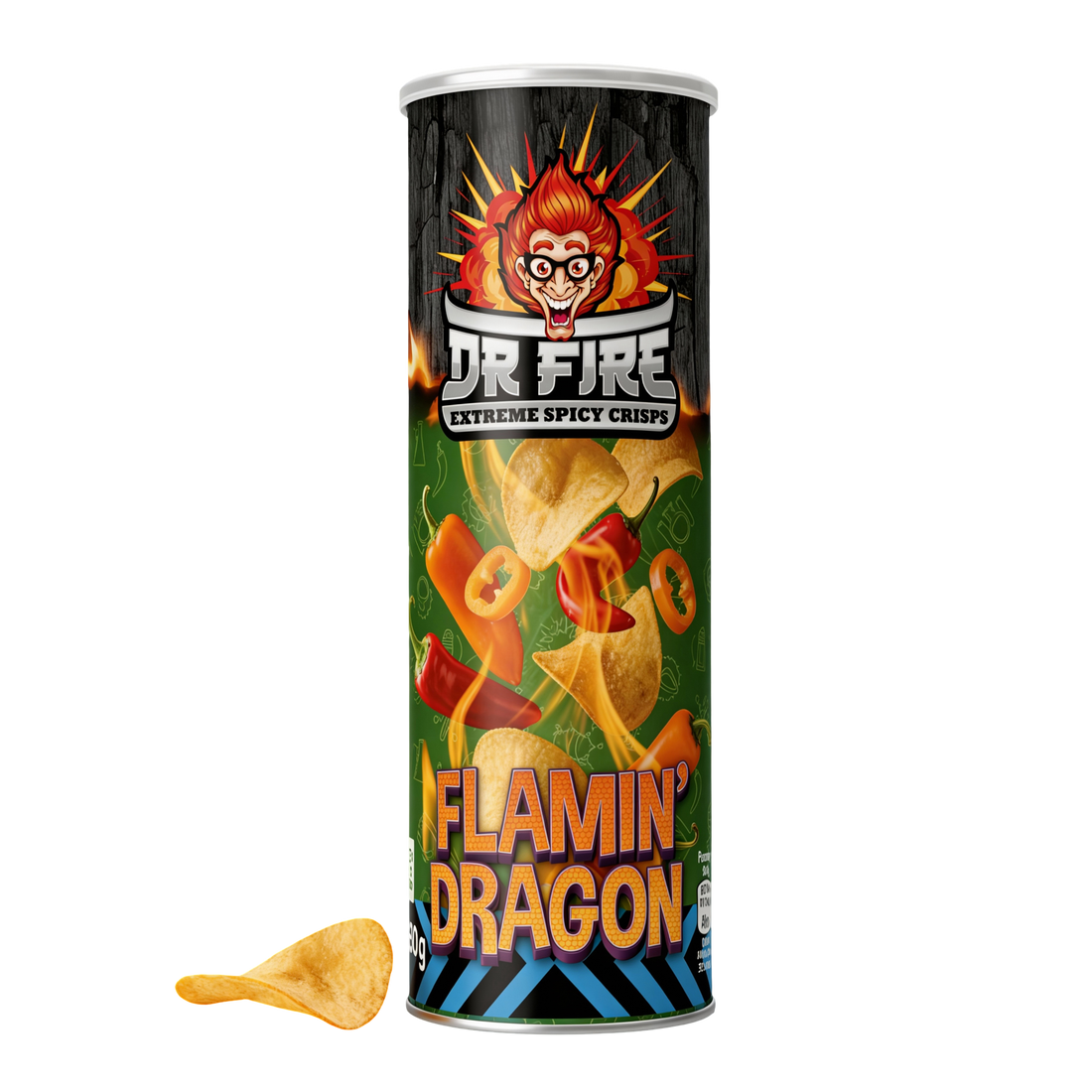 Dr. Fire Crisps Dragón ardiente 80 gr