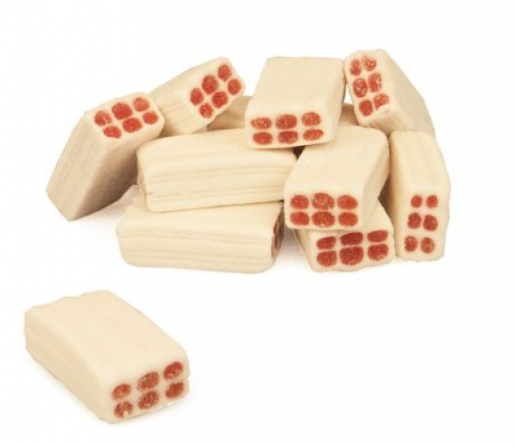KR White Strawberry Bricks 250 gramos