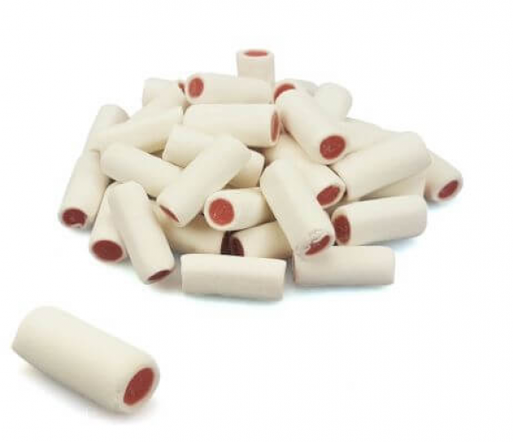 KR White Strawberry Sticks 250 gramos