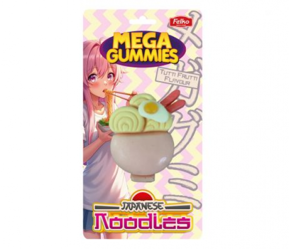 Mega Gummies fideos japoneses 120 gramos