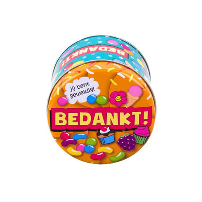 Latas de chuches rellenas - Gracias y 250 gramos