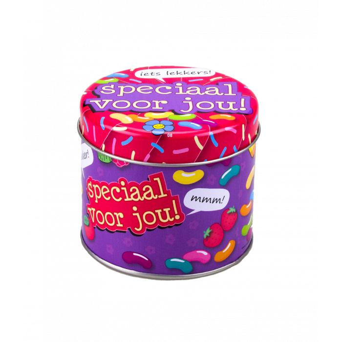 Latas de chuches rellenas - Especial para ti y 250 gramos