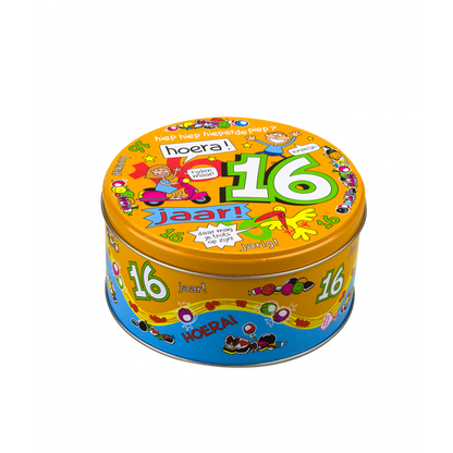 Lata de dulces rellena 16 años y 500 gram