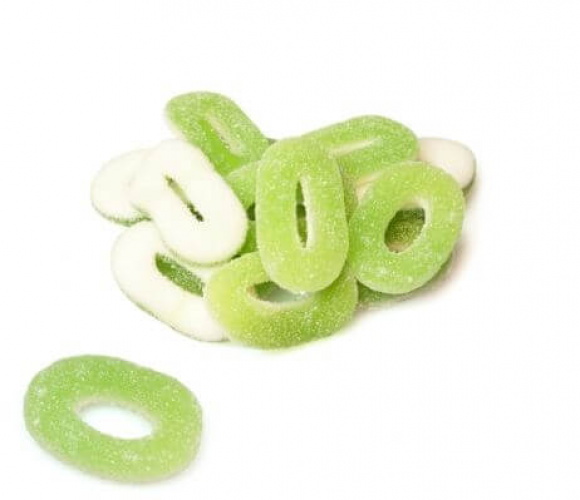 Trolli aros de manzana 250 gram