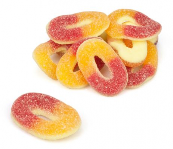Trolli Aros de melocotón 250 gramos